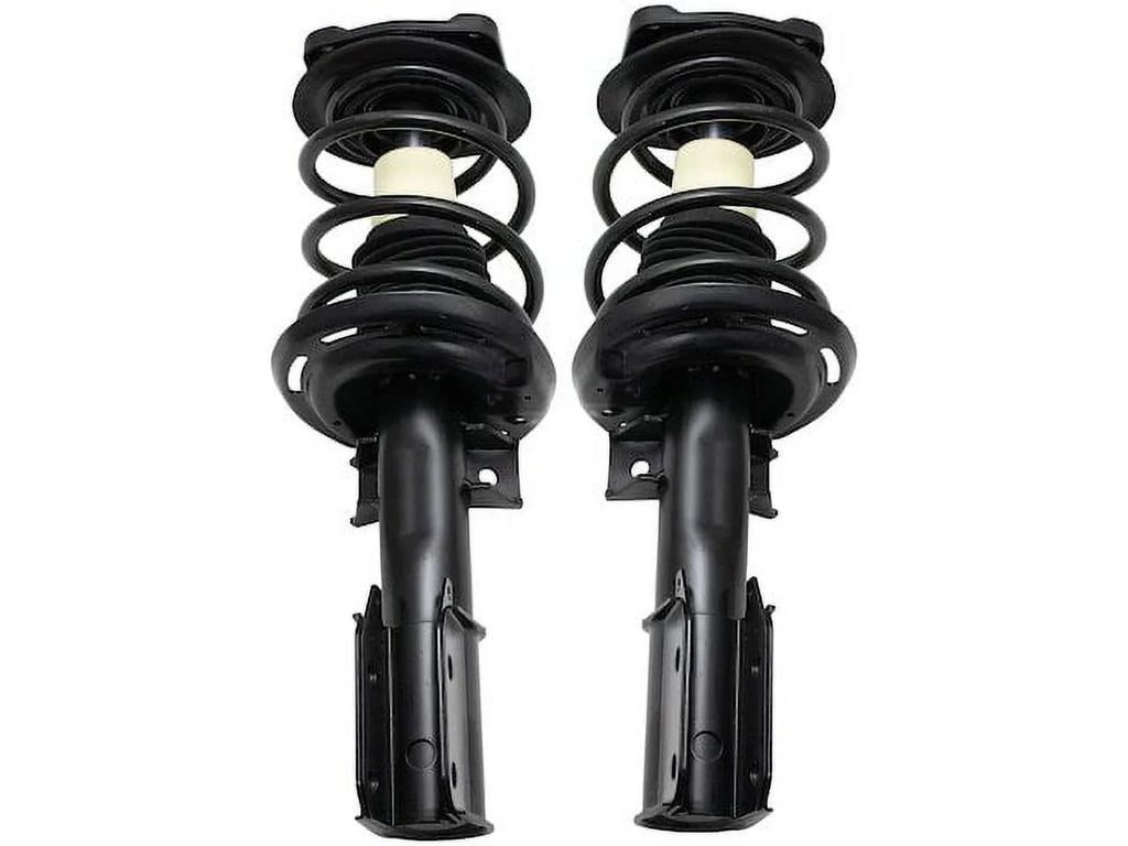 Front Strut and Coil Spring Assembly Set 2 Piece - Compatible with 2012 - 2014 Mercedes-Benz C300 2013