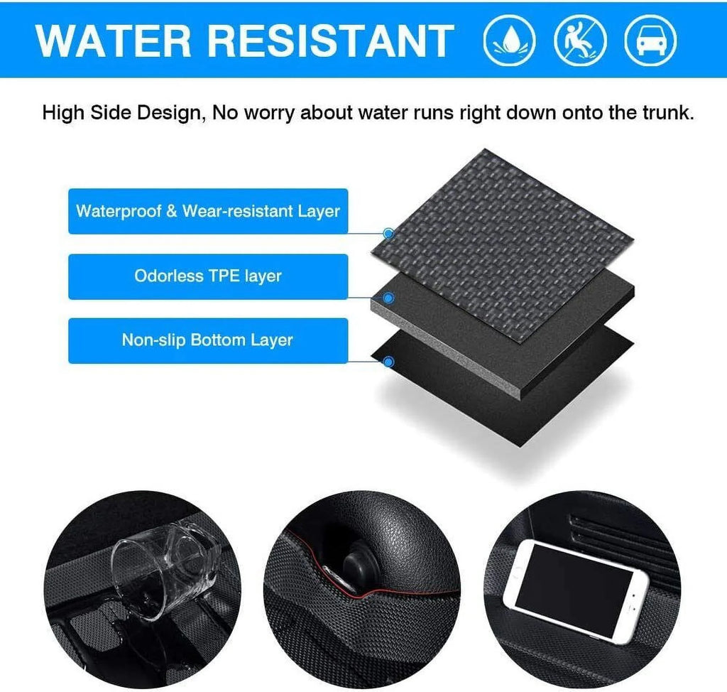 Cargo Mats Trunk Liner for Toyota Highlander 2020-2023 Waterproof Custom Mat