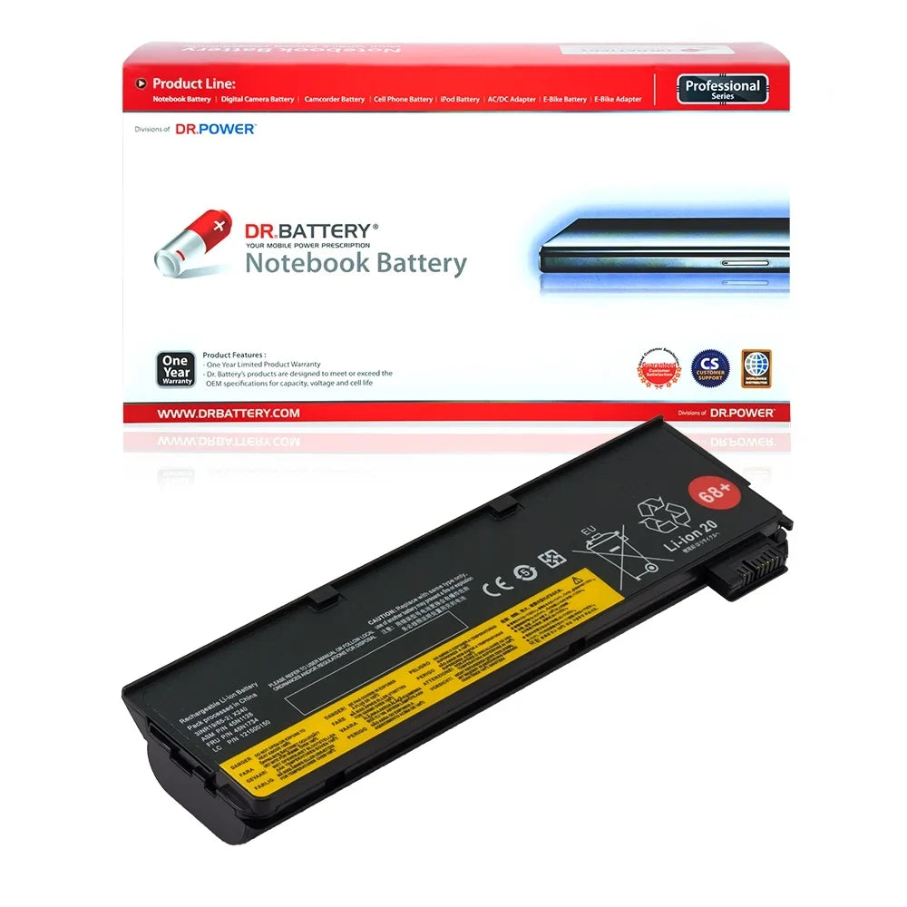 DR. BATTERY - Replacement for ThinkPad T460p / T470p / T550 / T560 / W550s / X240 / X250 / L450 / L460 / 45N1127 / 45N1128 / 45N1129 / 45N1134 / 45N1135 / 45N1136 / 45N1137 / 45N1734