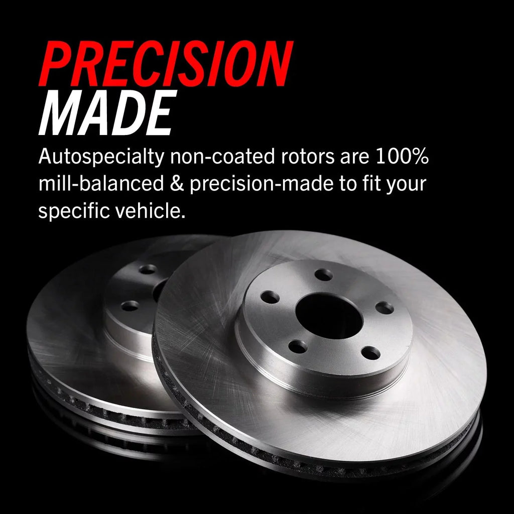 Power Stop Rear Stock Replacement Brake Pad and Rotor Kit KOE8021 Fits 2019 Infiniti QX60
