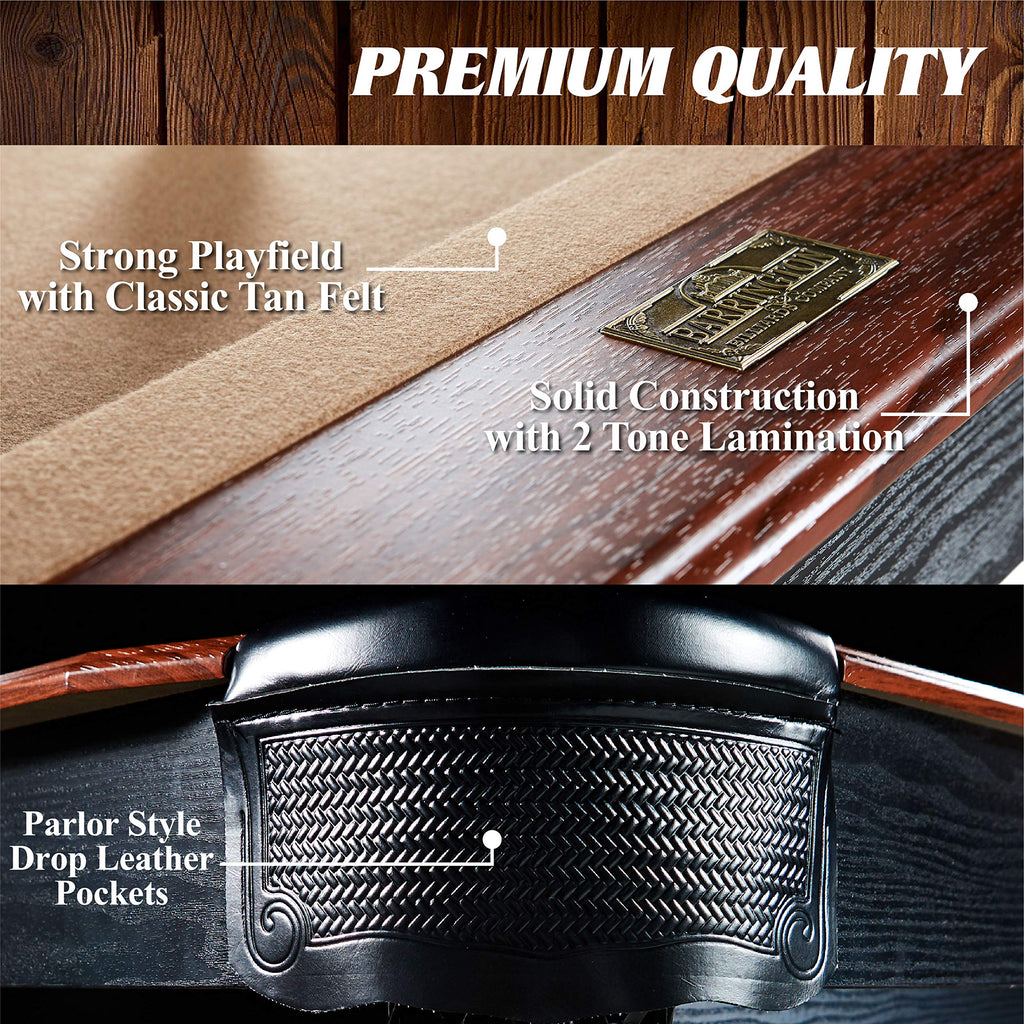 Barrington Billiards Drop Pocket Pool Table with Complete Accessory Set