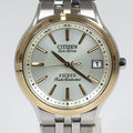 Pre-Owned CITIZEN Men's Watch Exceed EBG74-2792 Eco-Drive Gold Dial (Good)