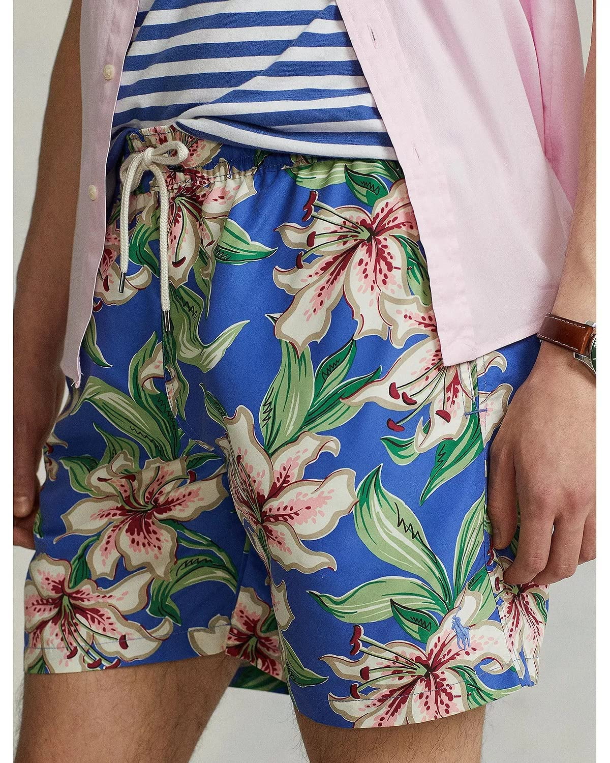 Polo Ralph Lauren Men's Traveler Floral Classic Swim Trunk Assorted Size Small