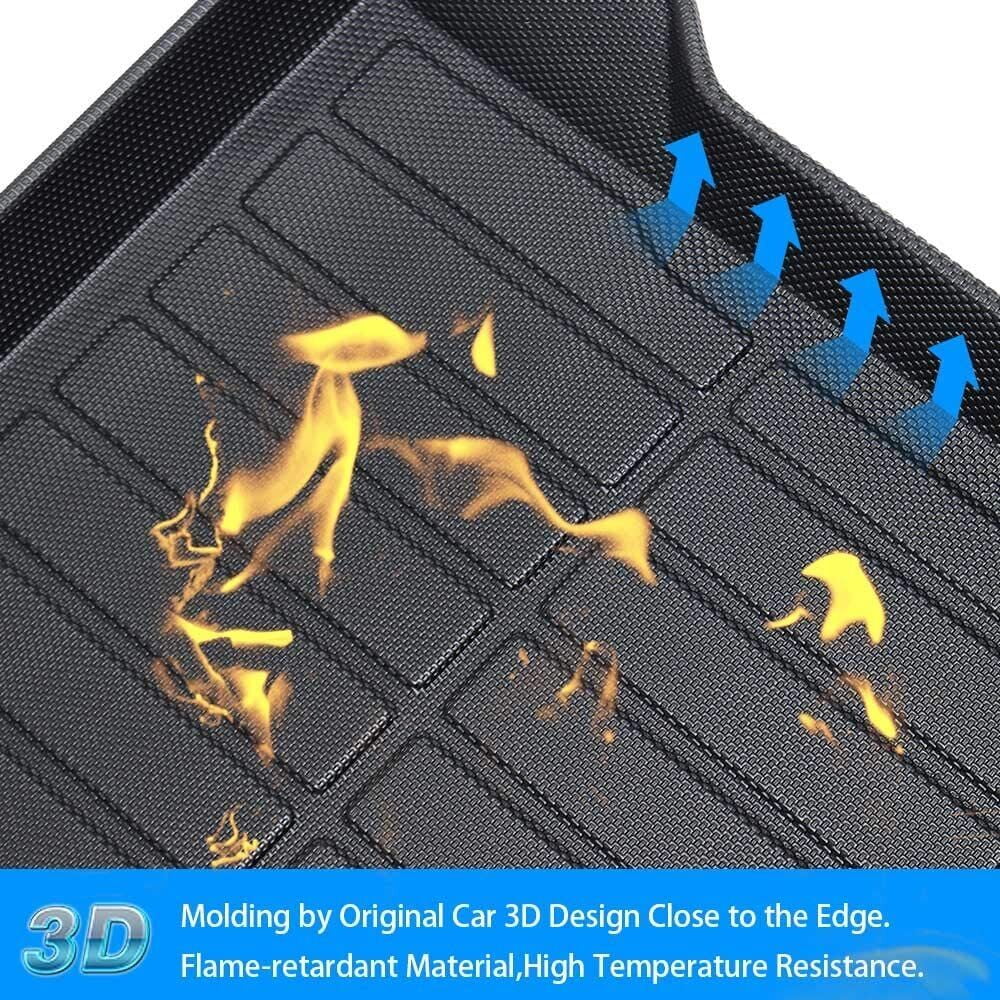 Cargo Mats Trunk Liner for Toyota Highlander 2020-2023 Waterproof Custom Mat