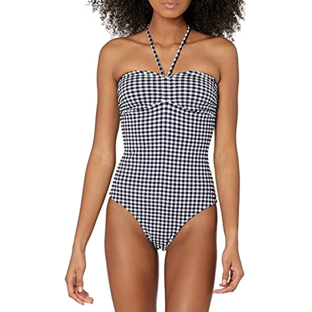 MSRP $248 Shoshanna Women's Standard Cinched One-Piece Blue Size 4