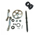 DONSP1986 Wide Crank Assembly kit and BB Bottom Bracket Conversion Kit Combo-36T Crankset and convertor