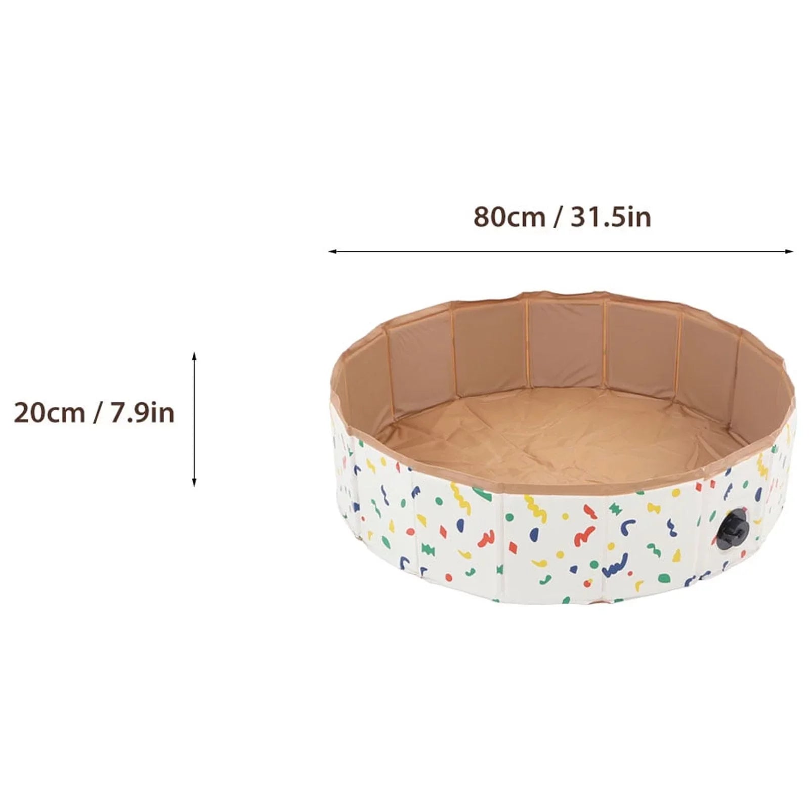 Buumin Portable Kids Ball Pool Foldable Large Ocean Toddlers Ball Pool Play Game Fence for Indoor Outdoor