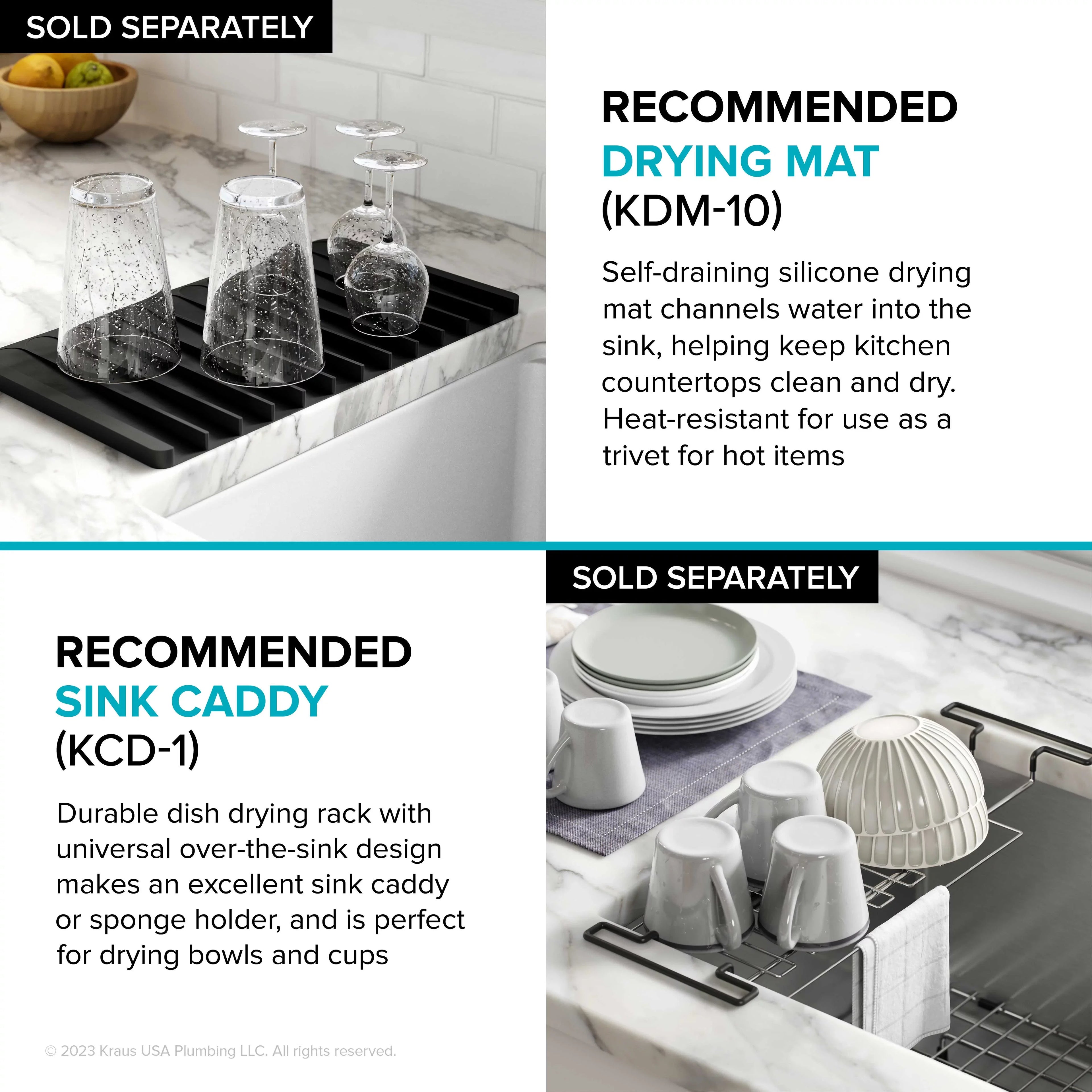 Kraus Kore 28Undermount Workstation 16 Gauge Stainless Steel Single Bowl Kitchen Sink with Accessories