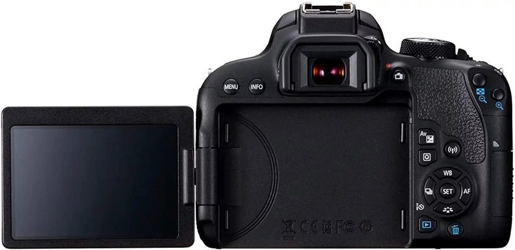 Canon EOS 800D Rebel T7i DSLR Camera w/EF-S 18-55mm F/4-5.6 is STM Zoom Lens + 75-300mm F/4-5.6 III Lens + 128GB Memory + Case + Tripod + Filters 38pc Bundle