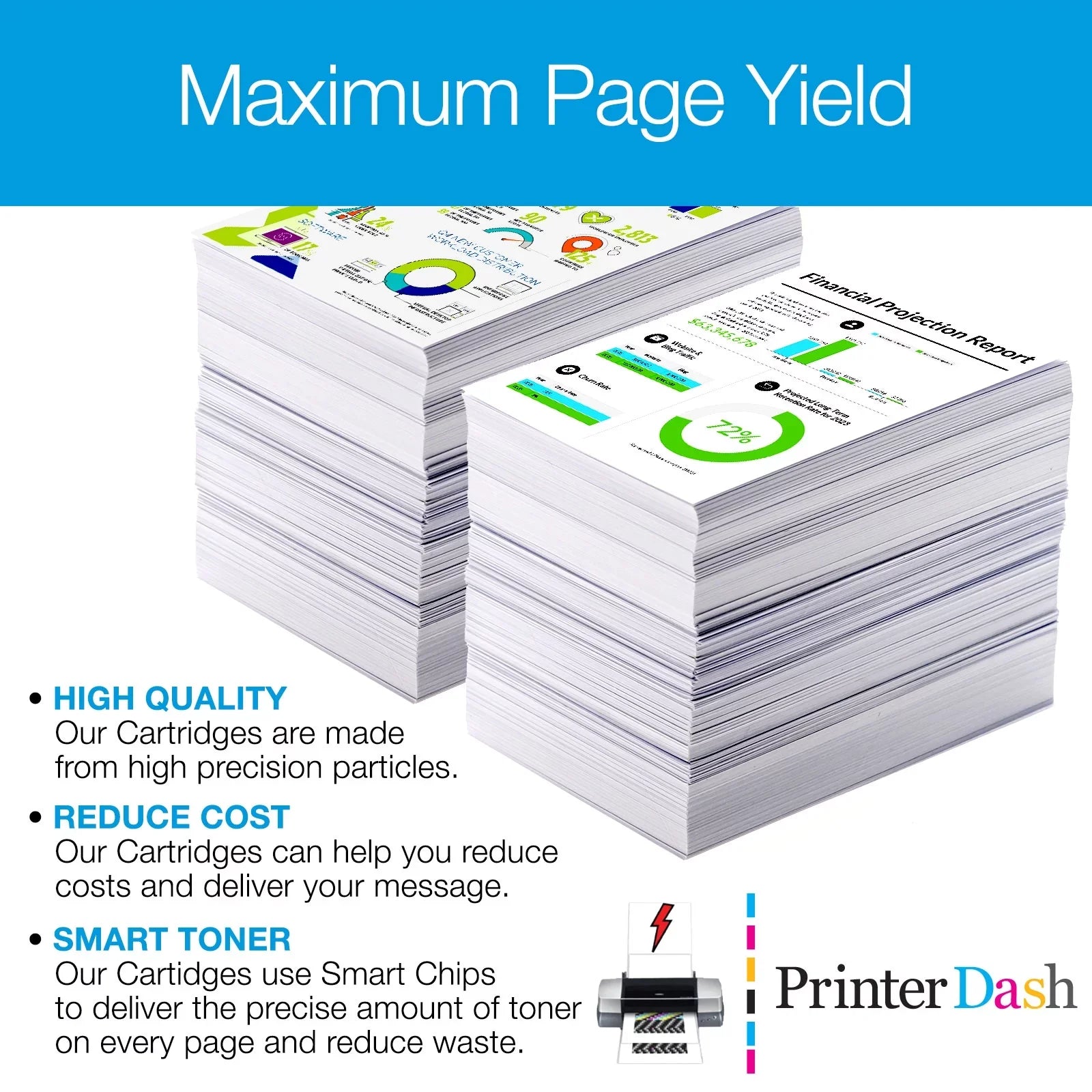 PrinterDash Compatible Replacement for LAN IM-C4500/IM-C5500/IM-C5500A/IM-C6000 Black Toner Cartridge (33000 Page Yield) (TYPE IM-C6000) (842283)