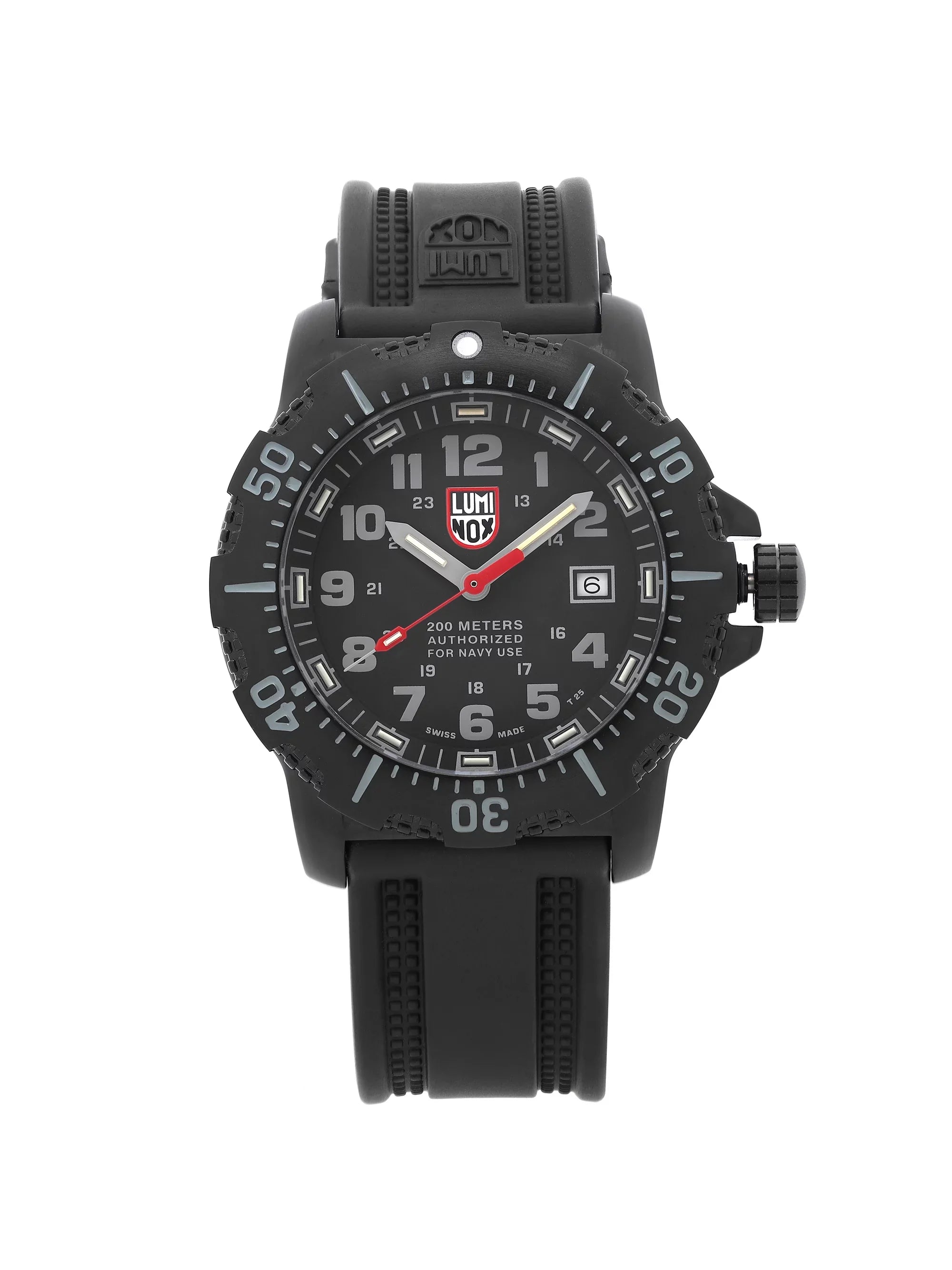 Luminox Navy Seal ANU 45mm Steel Black Dial Quartz Mens Watch XS.4221.NV.F