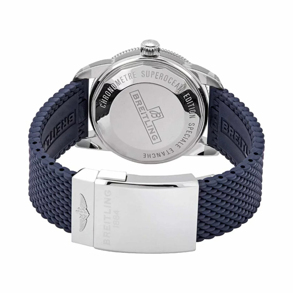 Breitling AB2010161C1S1 Superocean Heritage II Blue Dial Men's Rubber Chronometer Watch Blue - 42 mm