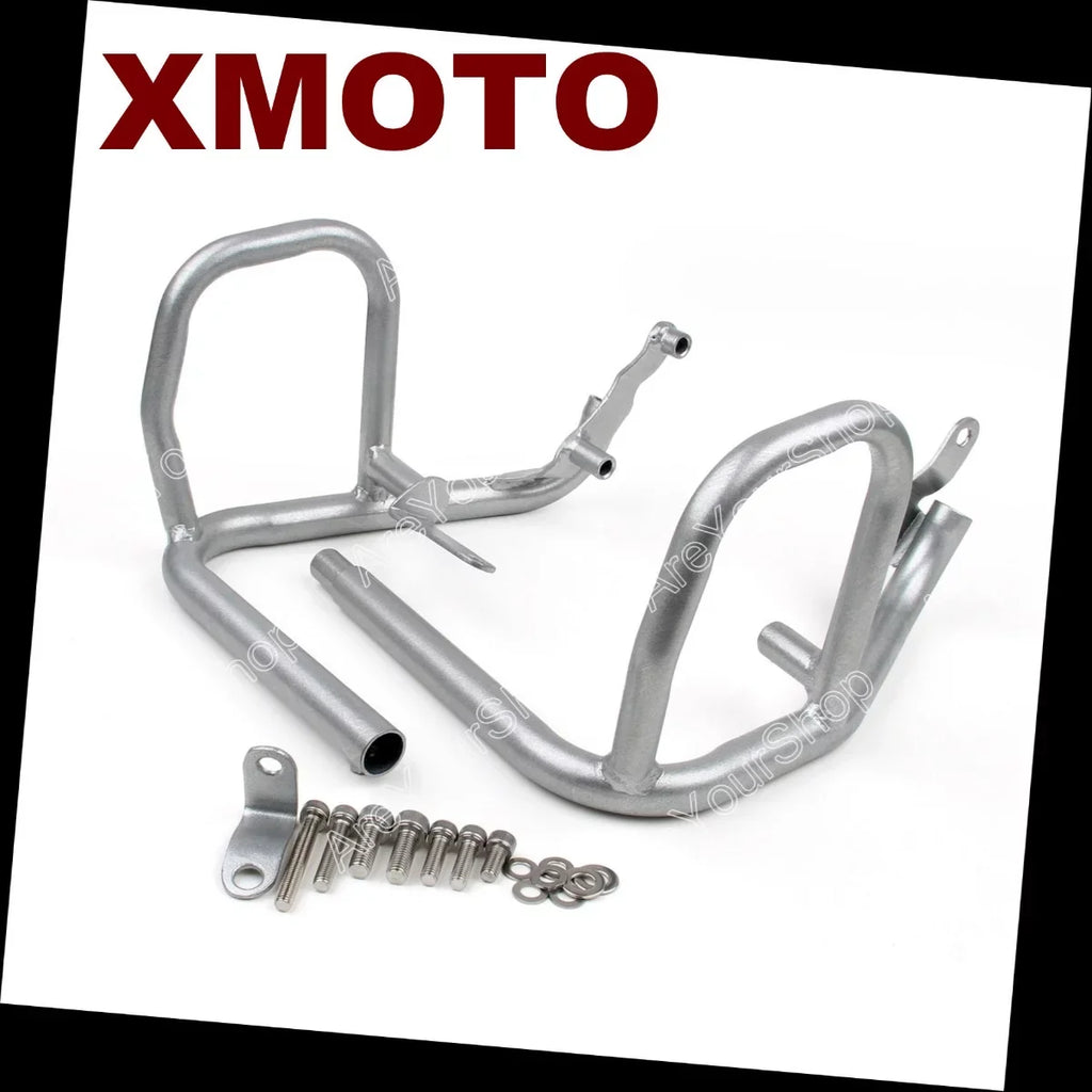 HTT-MOTOR Motorcycle Saftey Crash Bars Protection For Bmw F800/700/650/Gs 2008-2013 Silver