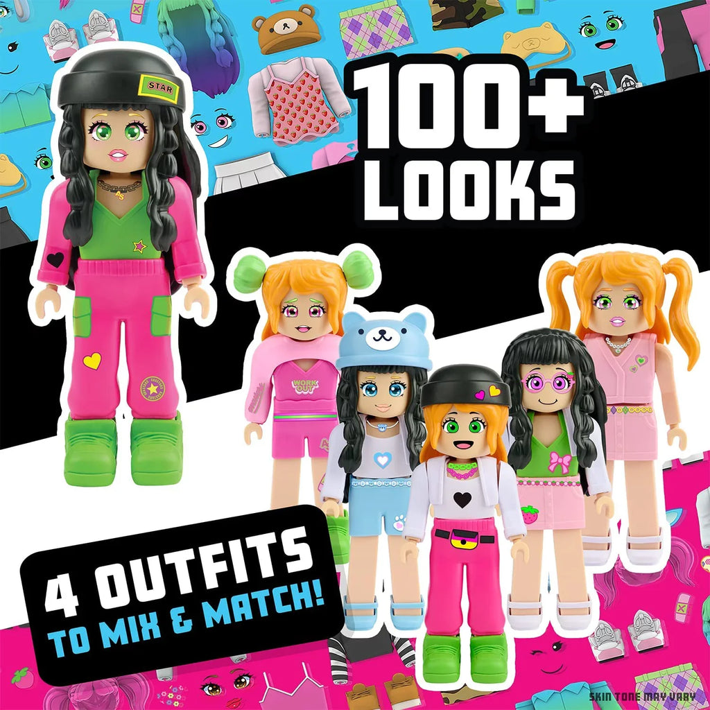 My Avastars Fashion Doll - HypeGirrrrl_77 + 3 Bonus Outfits: Meta Mega Look Pack