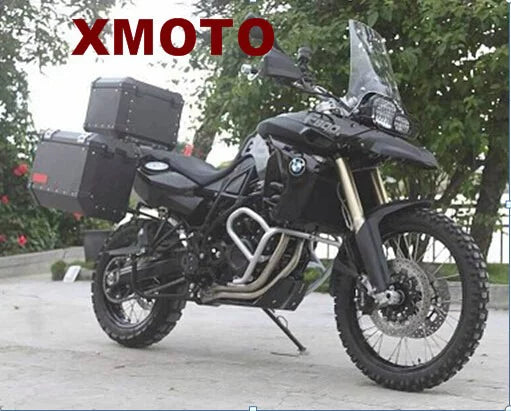 HTT-MOTOR Motorcycle Saftey Crash Bars Protection For Bmw F800/700/650/Gs 2008-2013 Silver