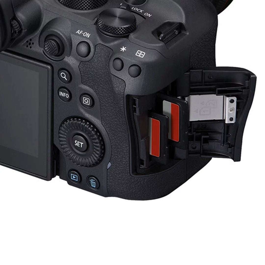Canon EOS R6 Mark II Mirrorless Camera with RF 24-105mm f/4-7.1 IS STM Lens + 2 Pack SanDisk 128GB Memory Card + ZeeTech Accessory Bundle