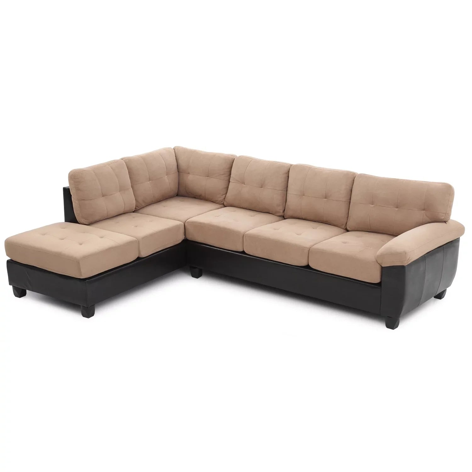 Homestock Retro Renaissance G908B-SC Sectional , Mocha