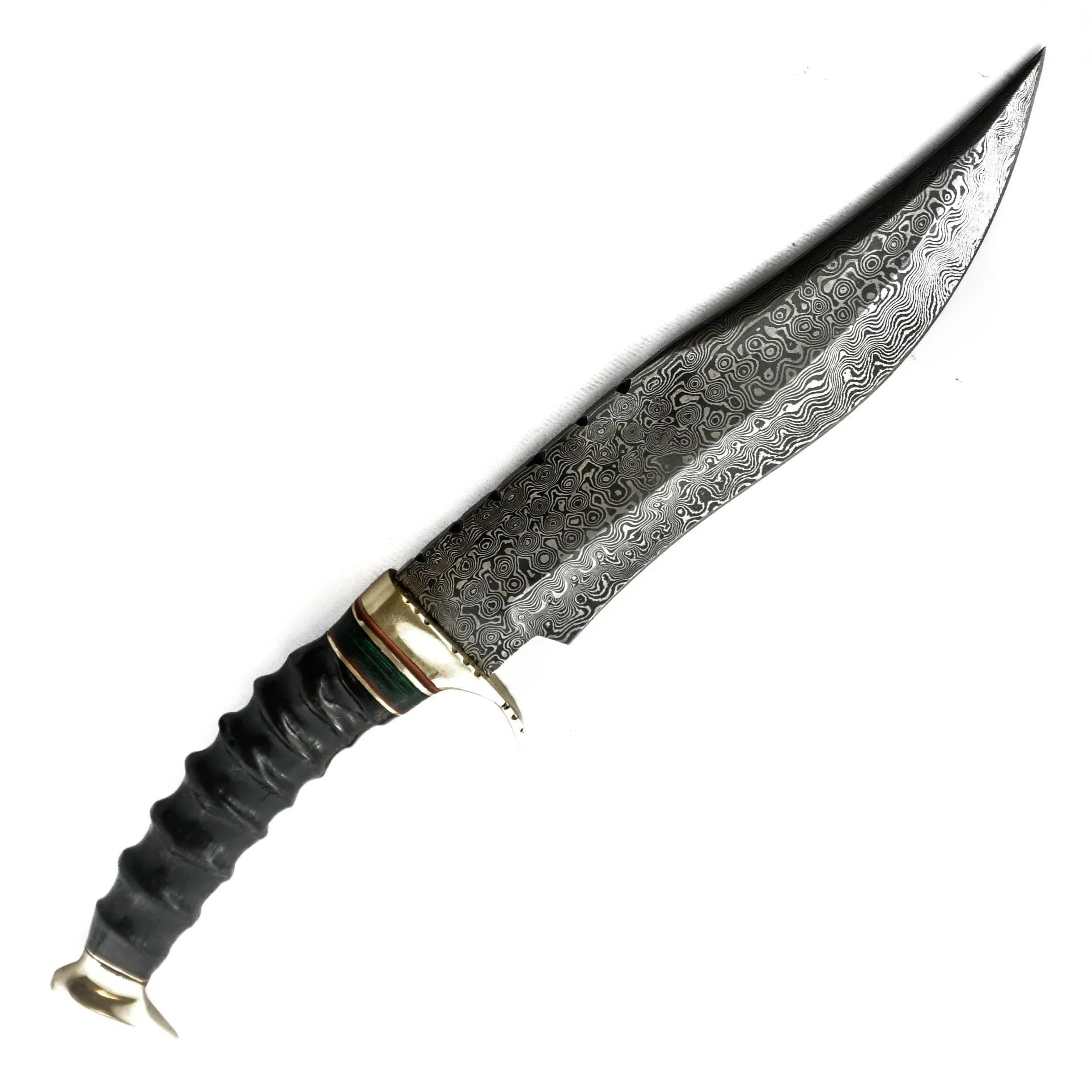 Jungle Hunting Knife- High Carbon Damascus Steel- 13