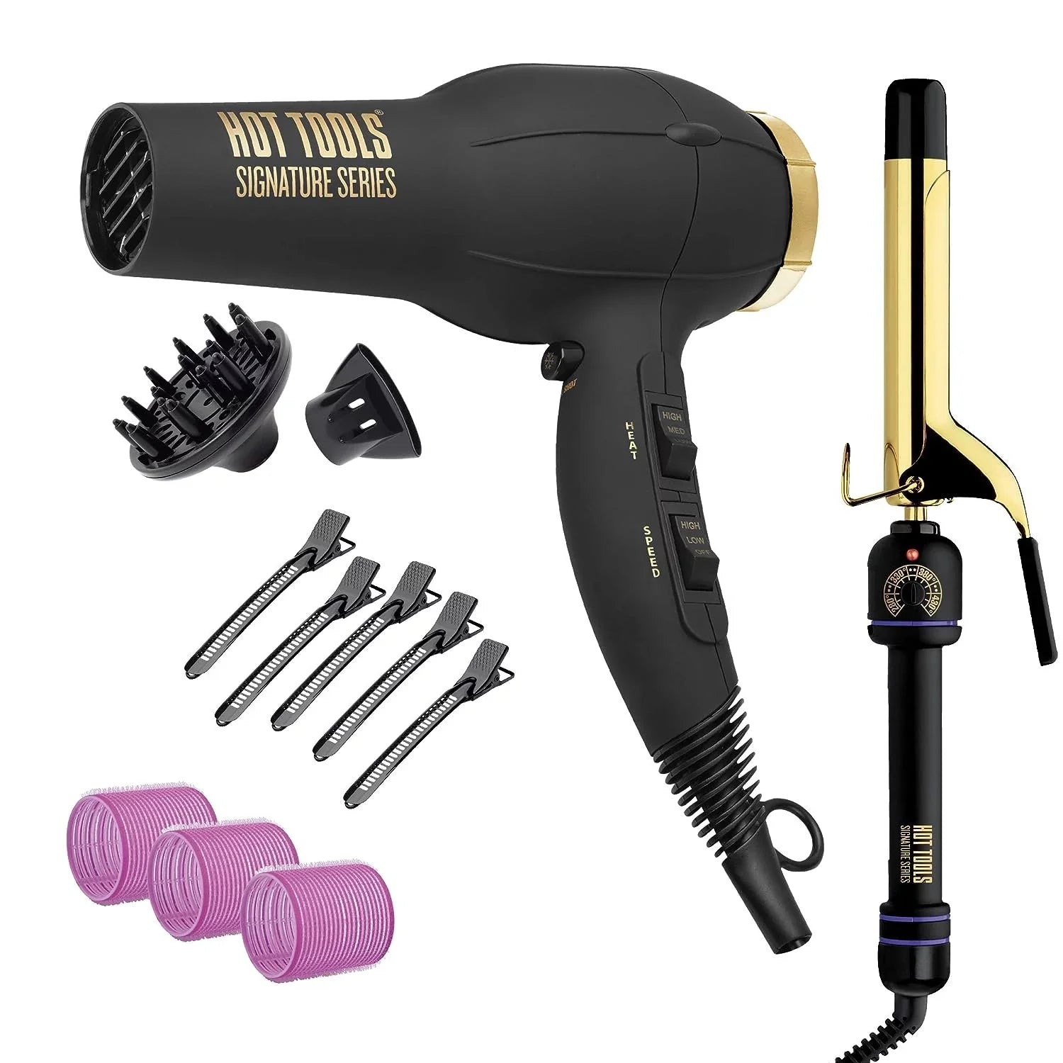 Hot Tools Signature Series 13 Pc. Volume Styling Kit Box Bundle