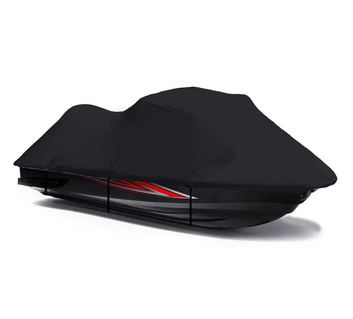 BLACK TOP OF THE LINE JET SKI Cover Compatible for YAMAHA Jet Ski PWC Cover Wave Runner III 650 1990 1991 1992 1993 1994 1995 1996 1997 2 Seater