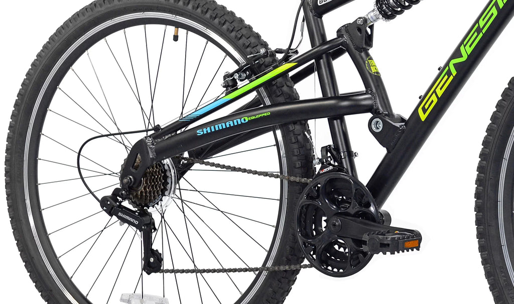 Genesis 29" Abstract Men's Mountain Bike, Black