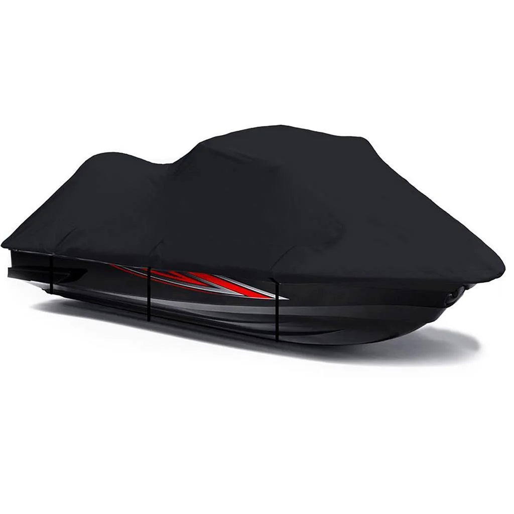 BLACK TOP OF THE LINE JET SKI Cover Compatible for YAMAHA Jet Ski PWC Cover Wave Runner III 650 1990 1991 1992 1993 1994 1995 1996 1997 2 Seater