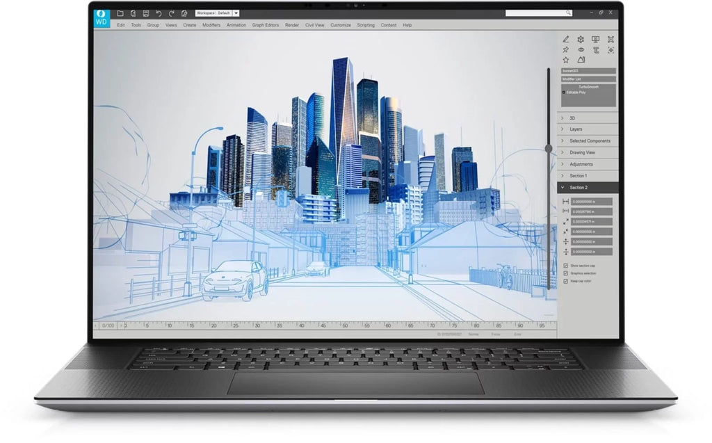 Restored Precision 5000 5760 Workstation Notebook (2021) 17" FHD+ Core i7 - 1TB Solid-state drive - 64GB RAM - RTX A2000 8 Cores @ 4.8 Gigahertz - 11th Gen CPU (Refurbished)