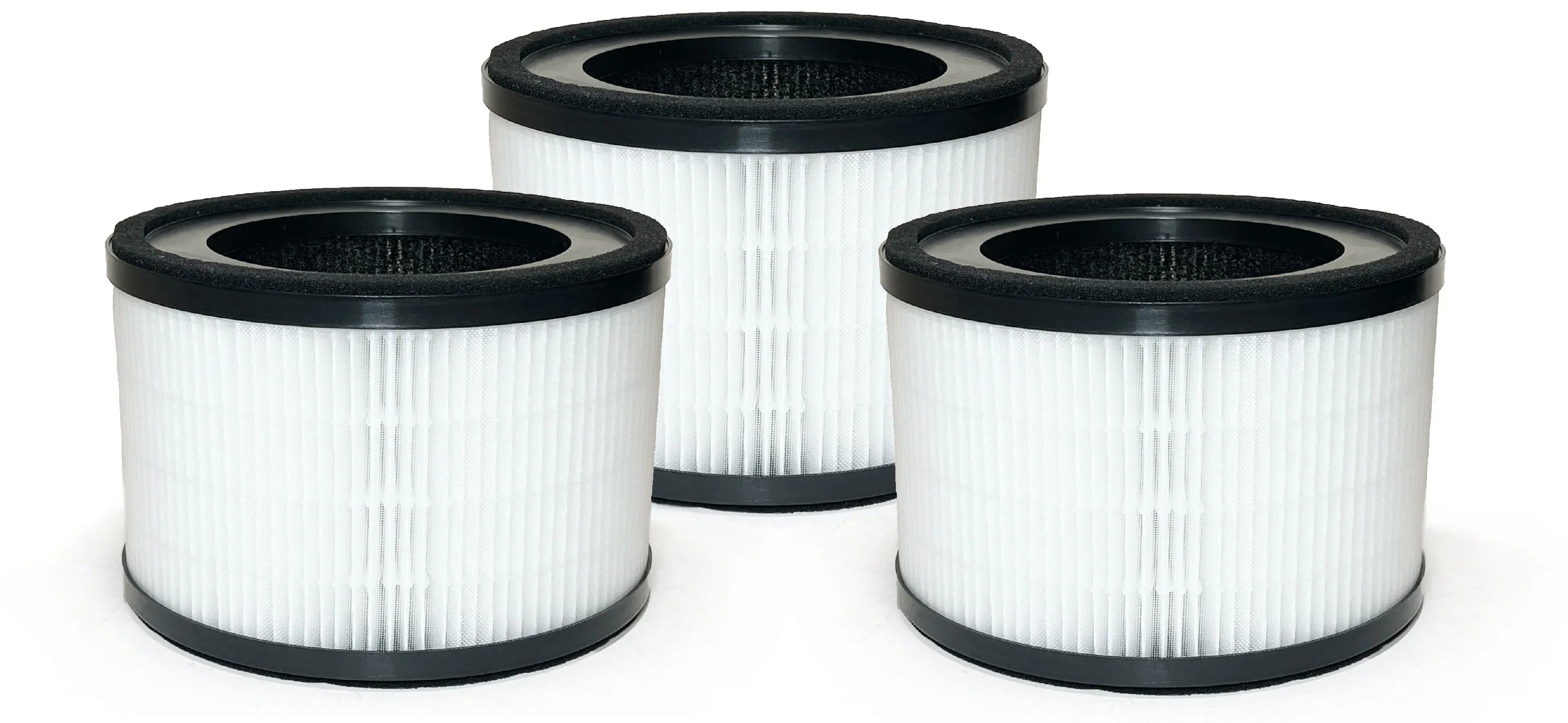 Nispira 3-In-1 MAF-02 High Efficiency True HEPA Activated Carbon Filter Replacement Compatible with Miko IBUKI M Air Purifier 3 Pack