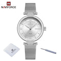 Women Watches Luxury Fashion Diamond Ladies Wristwatches Stainless Steel Mesh Strap Female Quartz Watch Girl Relogio SW