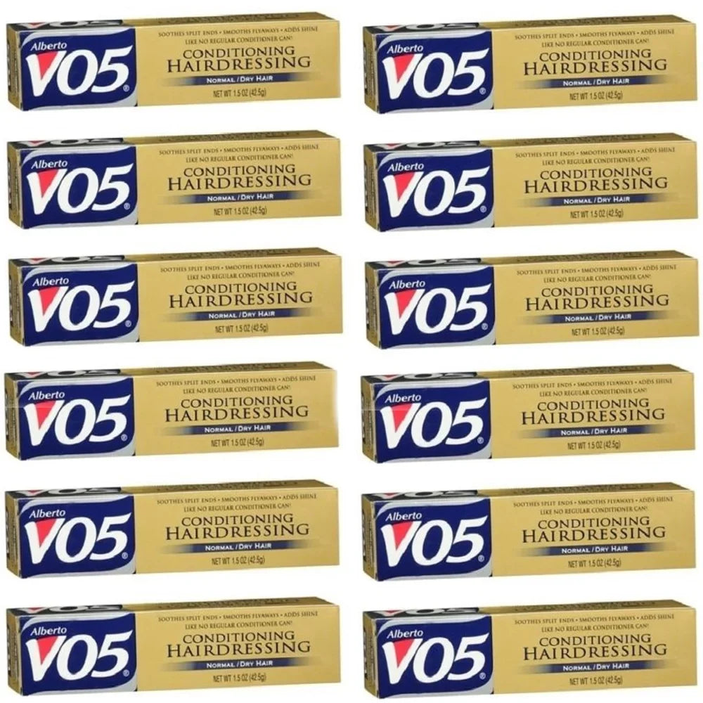 Alberto VO5 Conditioning Hairdressing for Normal/Dry Hair - 1.5 oz (Pack of 12)