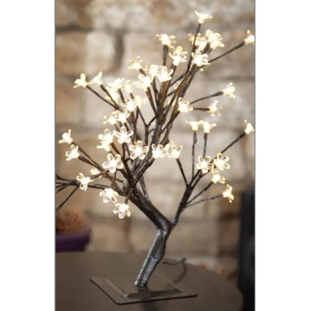Hi-Line Gift Ltd Floral Lights LED Bonsai Tree, 208-Inch, Pink