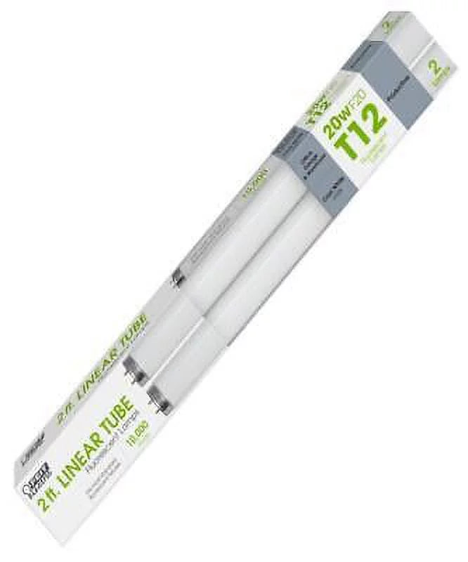 Feit Electric 20 W T12 1.5 in. D X 24 in. L Fluorescent Bulb Cool White Linear 4100 K (Pack of 6)