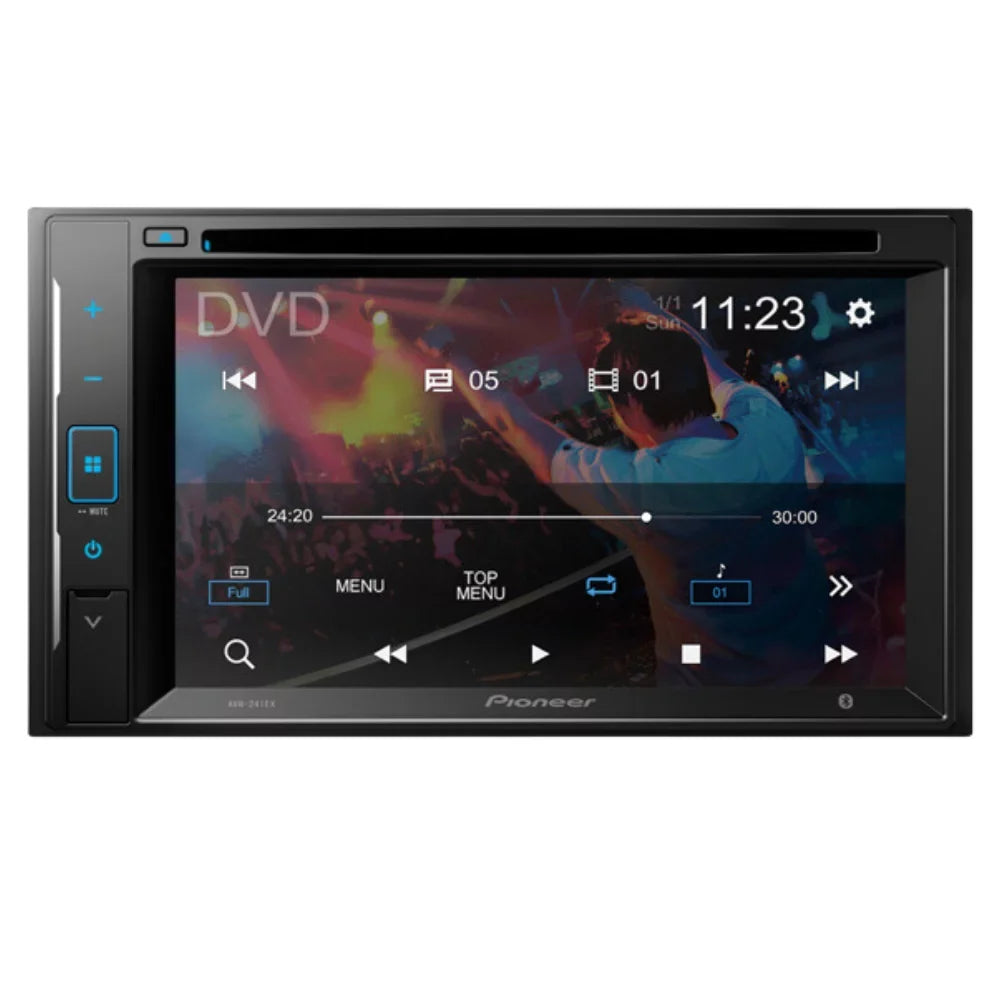 KIT2416 Bundle with Pioneer Multimedia DVD Car Stereo and Installation Kit - for 2001-2005 Pontiac Grand AM / Bluetooth Touchscreen, Backup Camera, Double Din Mounting Dash Kit