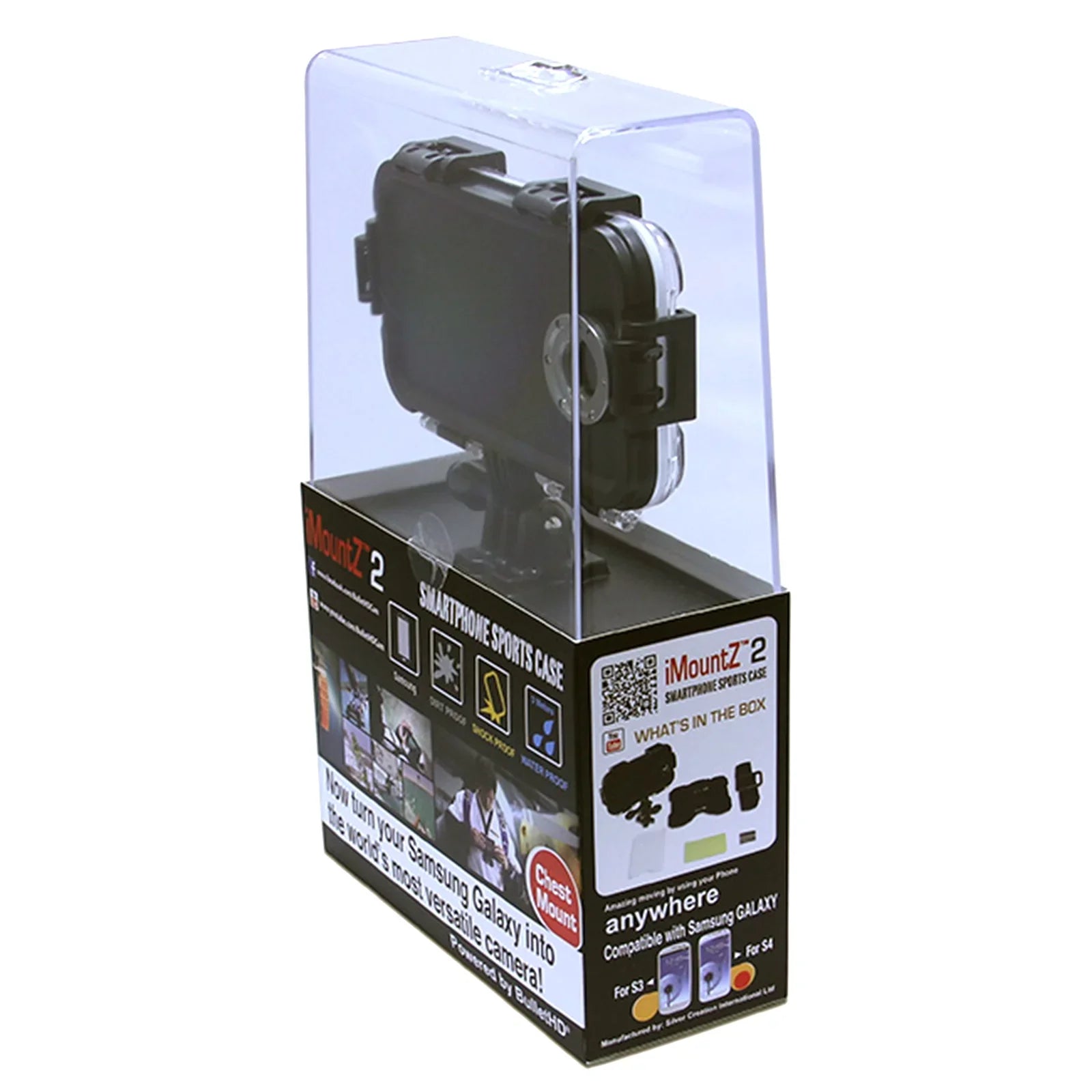 IMOUNTZ SPORT Case For SAMSUNG GALAXY S4 Shock Proof Water Resistance 3 Meters