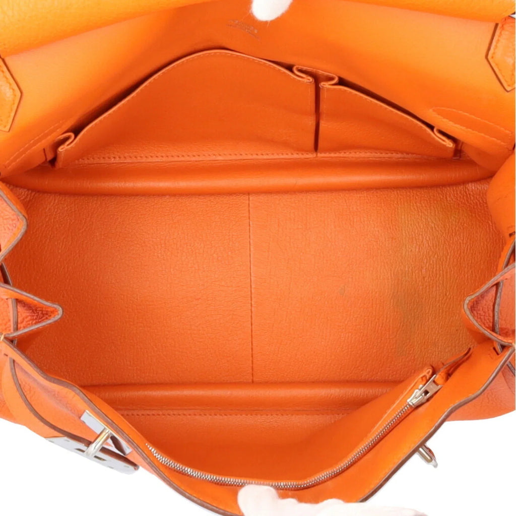 Pre-Owned Hermes Gypsière 34 Shoulder Bag Taurillon Clemence Orange Women's HERMES BRB10010000013133 (Good)