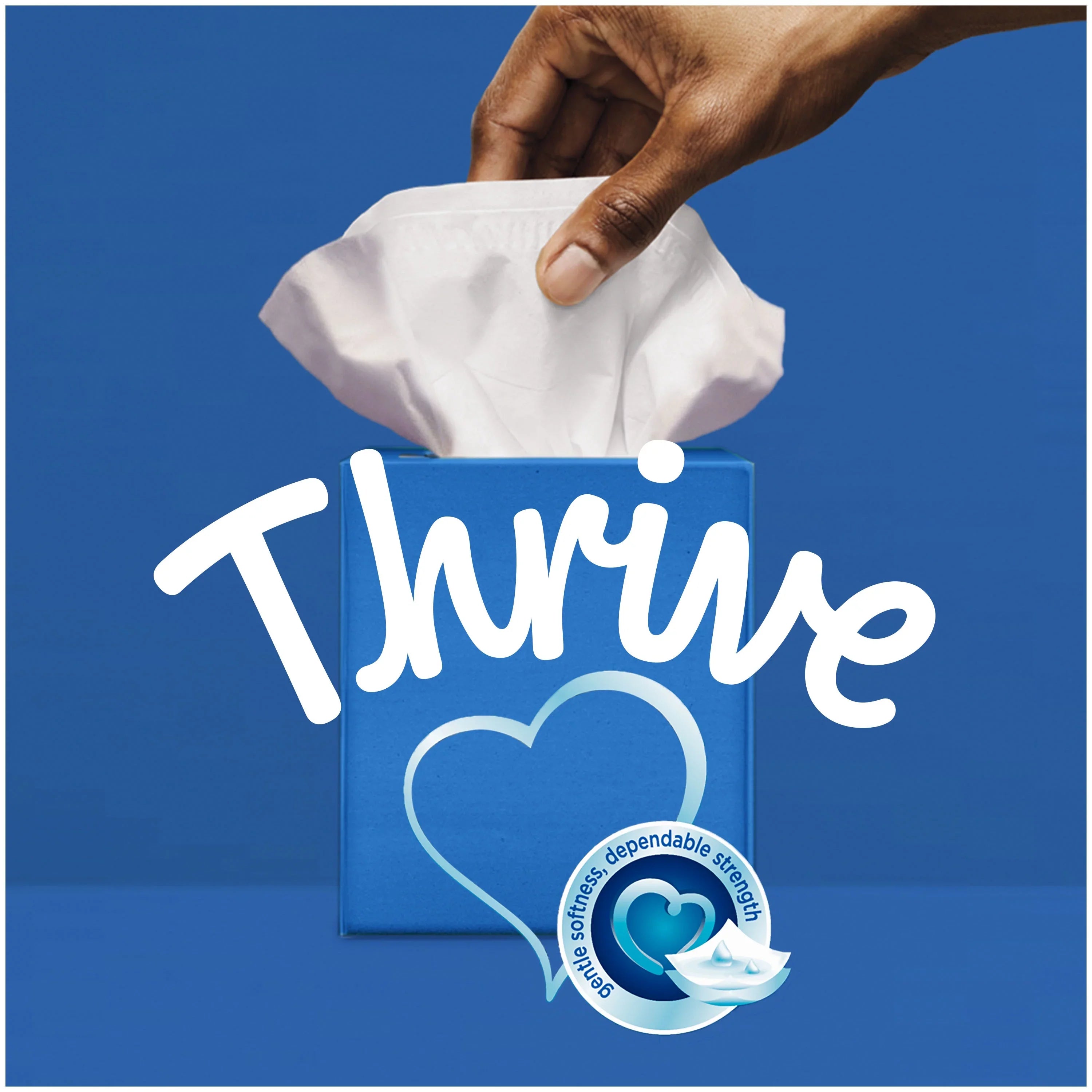 Kleenex Trusted Care Everyday Facial Tissues, 100 Tissues per Flat Box, 16 Pack (1,600 Tissues Total)