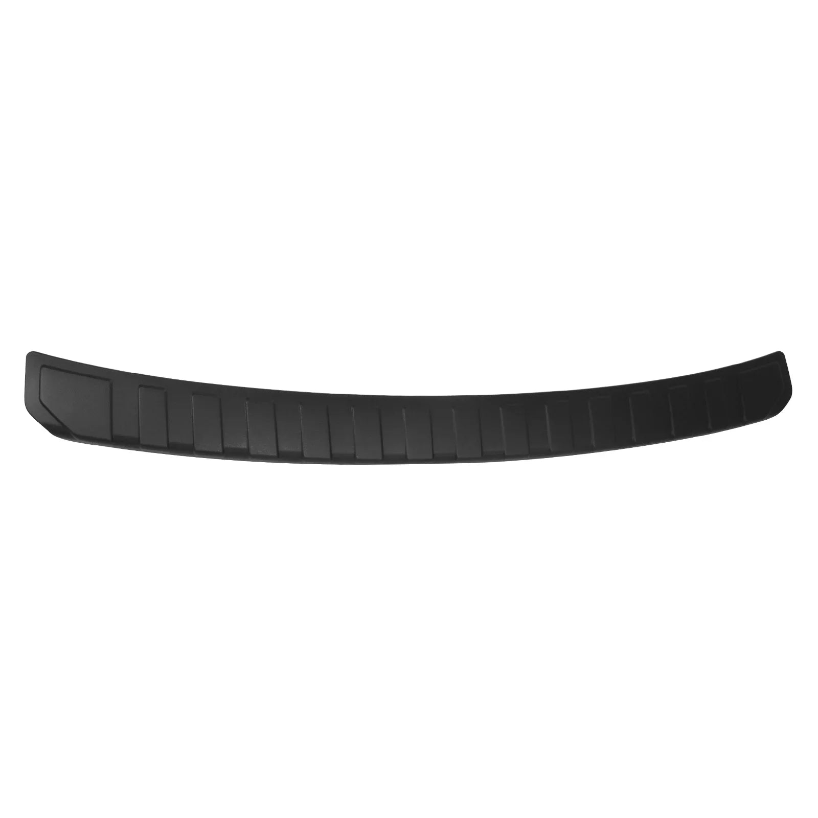 Ikon Motorsports Rear Bumper Protector Trim Compatible With 2018-2023 Subaru Forester 5th, Unpainted Black Factory Style PP Trunk Sill Trim Plate Cover Guard Scratch Cover Pad