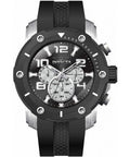 Invicta Pro Diver Chronograph Silicone Strap Black Dial Quartz 45739 100M Men's Watch