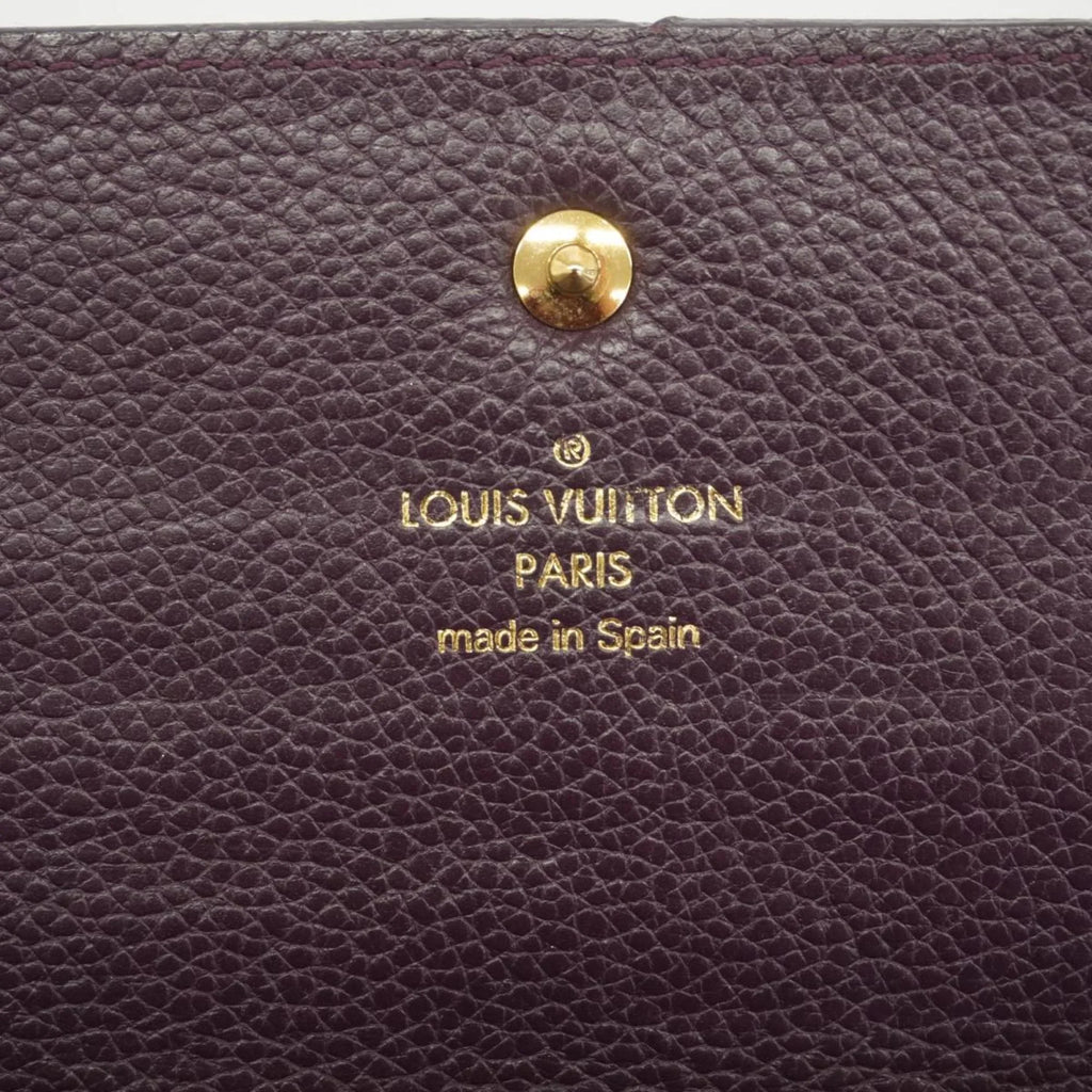 Pre-Owned Louis Vuitton Tri-fold Long Wallet Monogram Empreinte Portefeuille Virtuose M60294 Orb Ladies (Good)