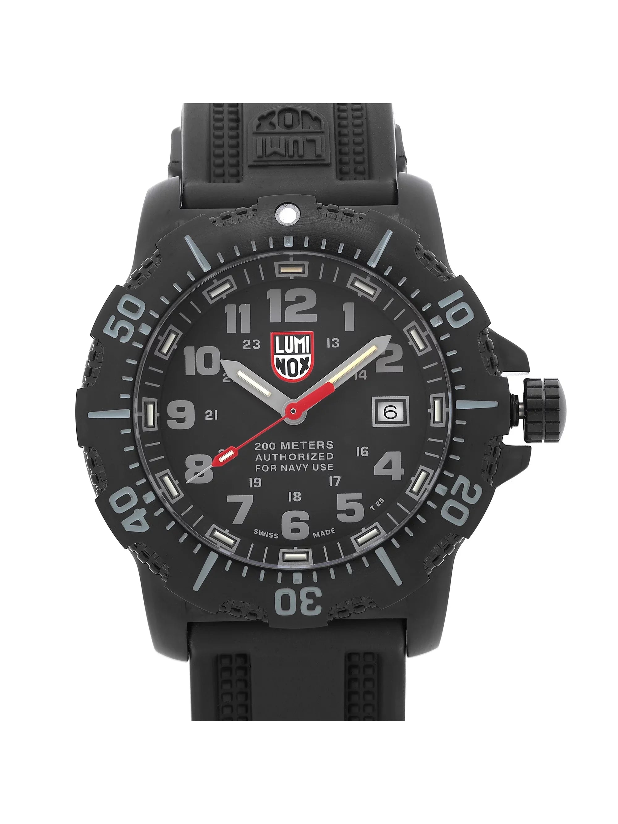 Luminox Navy Seal ANU 45mm Steel Black Dial Quartz Mens Watch XS.4221.NV.F