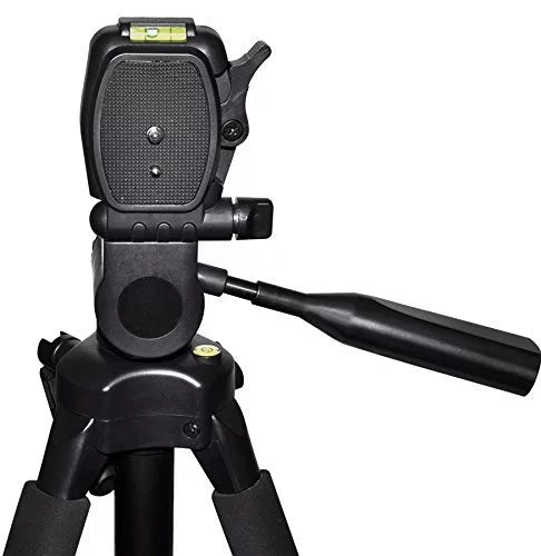 Professional 72-inch Tripod 3-way Panhead Tilt Motion with Built In Bubble Leveling + Wireless IR Remote Control Shutter Release + Cap Keeper &amp; Cleaning Cloth for the Sony Alpha Series A7, A7r, a7