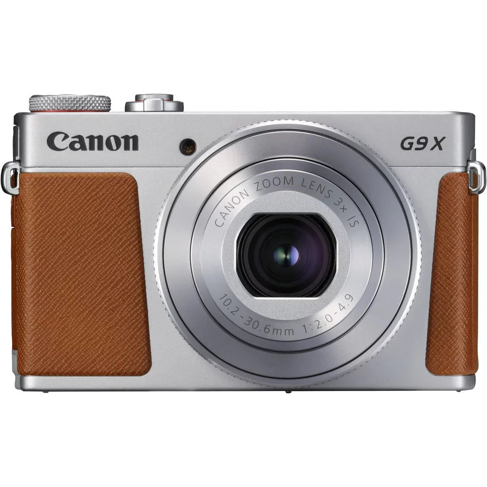 Canon PowerShot G9 X Mark II Digital 20.1MP Camera + EXT BAT + Flash - 32GB Kit
