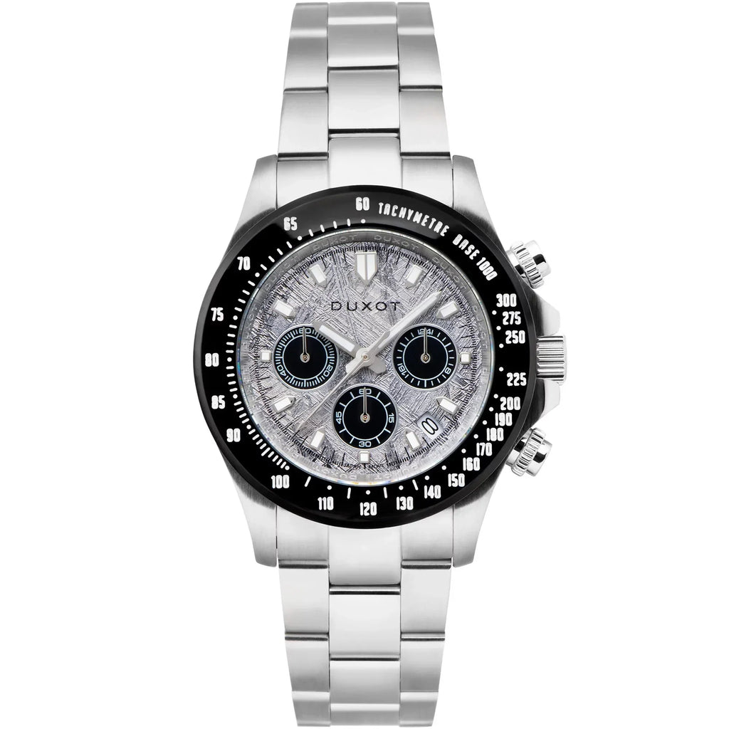 Duxot Atlantica Cubic Zirconium Chronograph Panda Gray Limited Edition