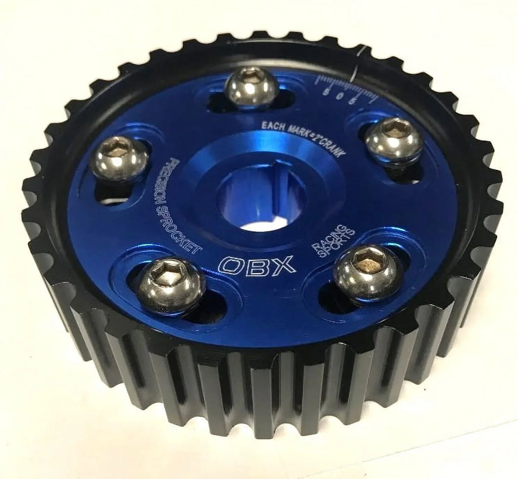 Blue Cam Sprocket Compatible With 96-00 Acura 1.6L, 90-01 Integra, 99-00 Civic, 94-97 Civic Del Sol Si By OBX