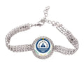 Cape Verde National Emblem Country Tennis Chain Anklet Bracelet Diamond Jewelry