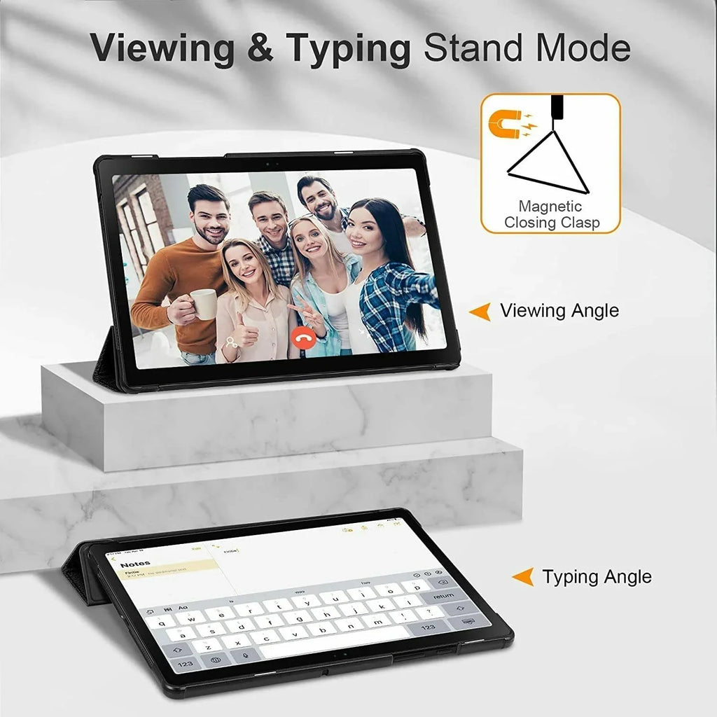 Samsung Galaxy Tab A8 Tablet 10.5 Inch with Hard Case 32GB and 64GB MicroSD Card Wi Fi International Gray