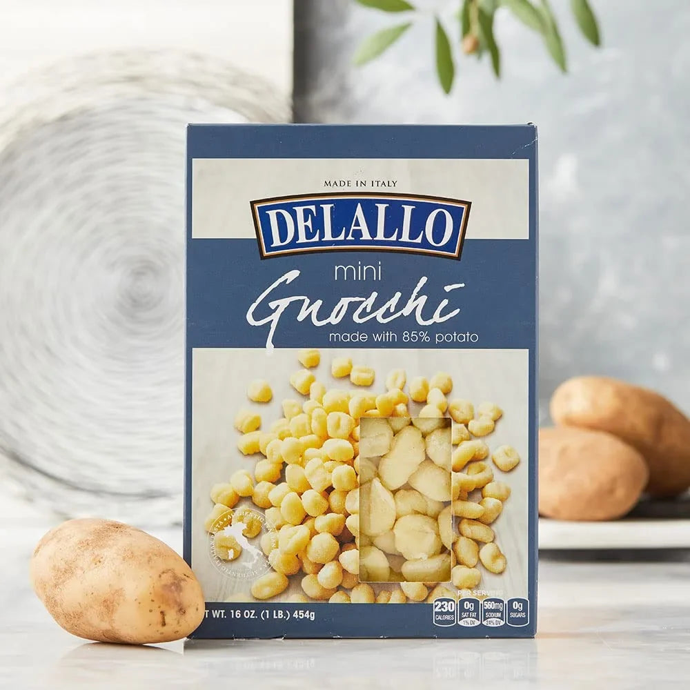 DeLallo Mini Potato Gnocchi, 1lb, 12-Pack