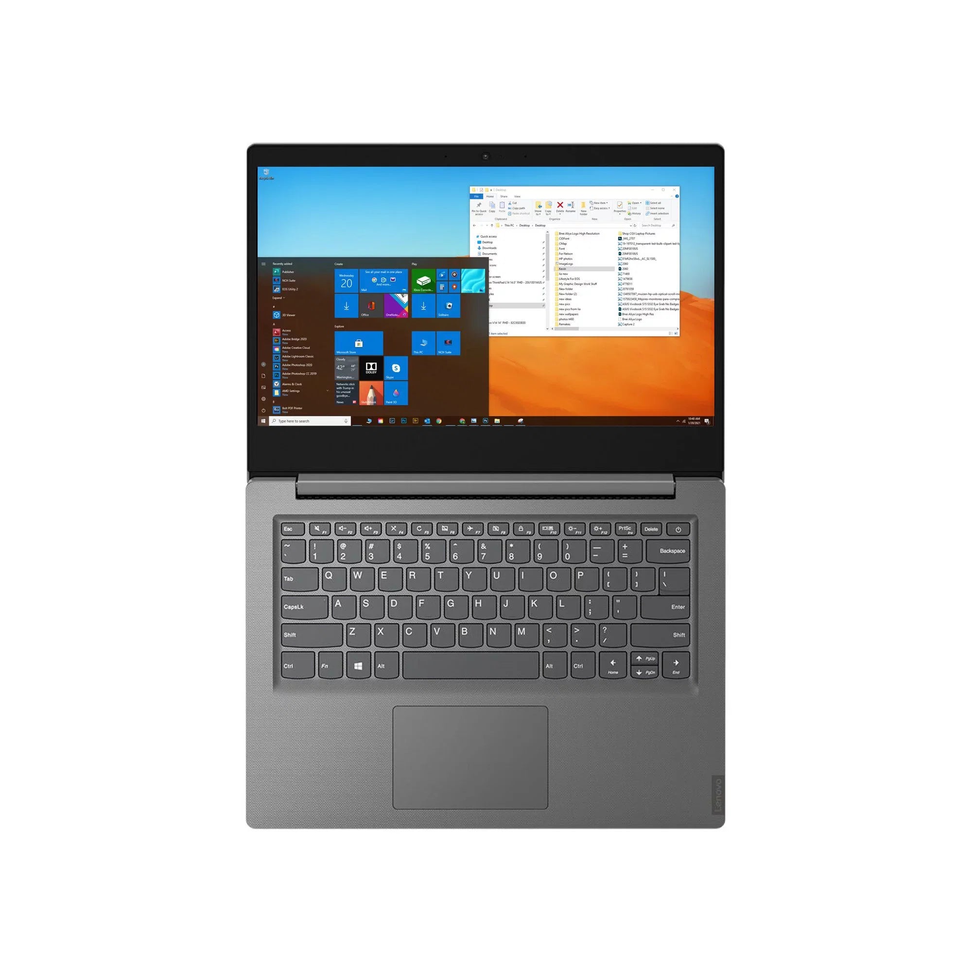 Newest V14 ADA Business Notebook, 14'' Full HD Screen, AMD Athlon Gold 3150U, 12GB RAM, 256GB PCIe Solid-state drive, Wi-Fi, HDMI, Microsoft Windows 11 Pro
