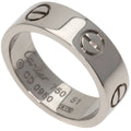 Pre-Owned Cartier Love Ring #51 Ring, 18K White Gold, Women's, CARTIER (Good)