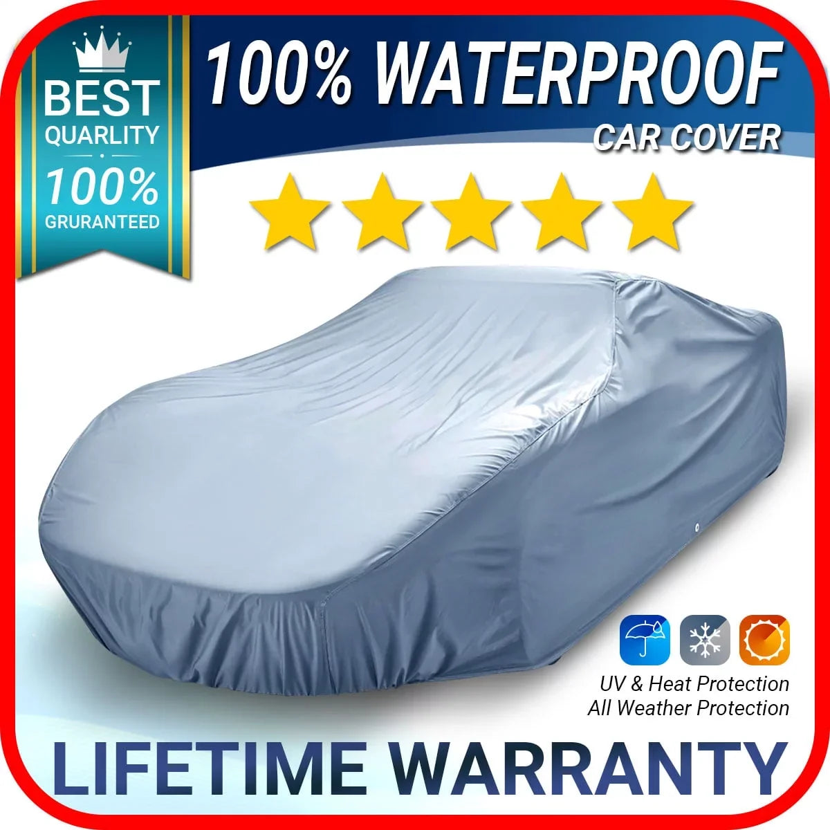 Custom Car Cover Fits: [Mazda Miata] 2010-2015 Waterproof All-Weather